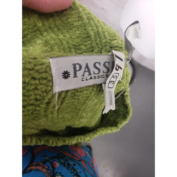 Passi Classics Medium Lime Green Acrylic Sweater - Picture 3 of 11